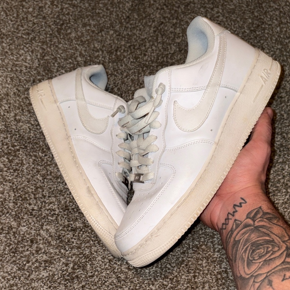 Nike White Low-Top Sneakers
